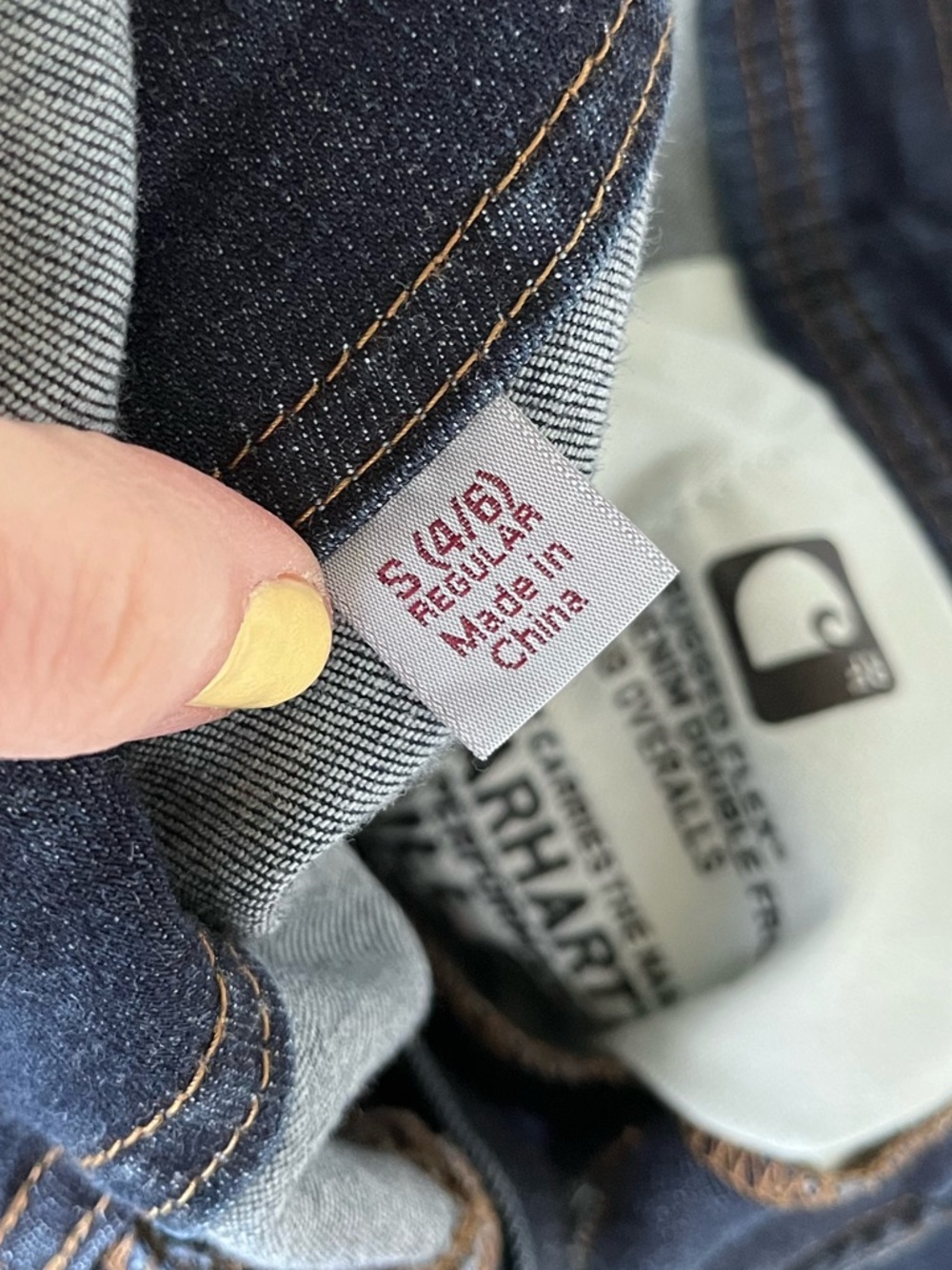 Carhartt denim overalls workwear jeans jumpsuit - Picture 5 of 5